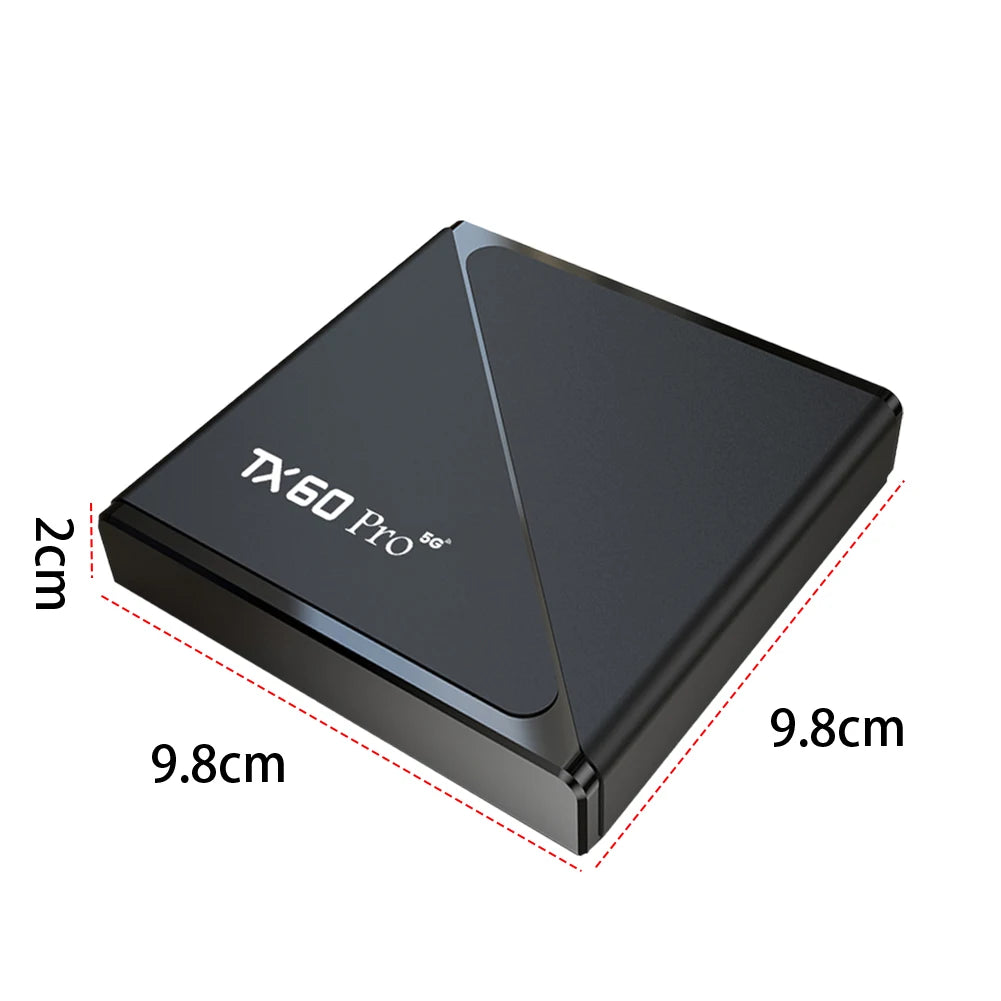 Android 16 Smart TV Box Allwinner H313 Quad Core 2.4G&5G Dual WiFi6 Media Player Set Top Box Digital Voice Remote 14K 16G 256G
