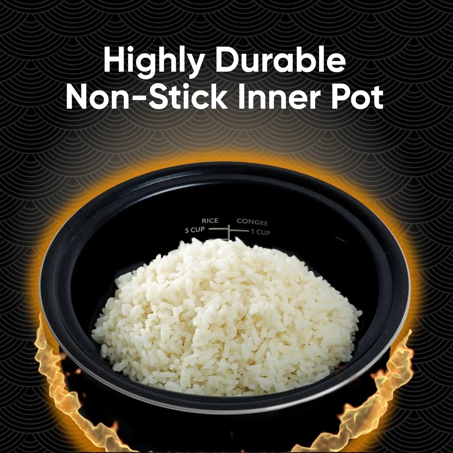 Japanese Style Rice Cooker 6-Cup IH103 with Steamer And Warmer Pressure Induction Heating 1.5L Kitchen Cooking Appliance