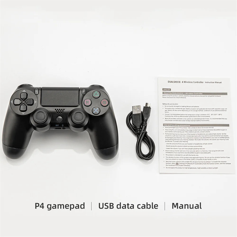 Game Controller for PS4/Slim/Pro Wireless Gamepad For PC Dual Vibration Joystick For IOS/Android