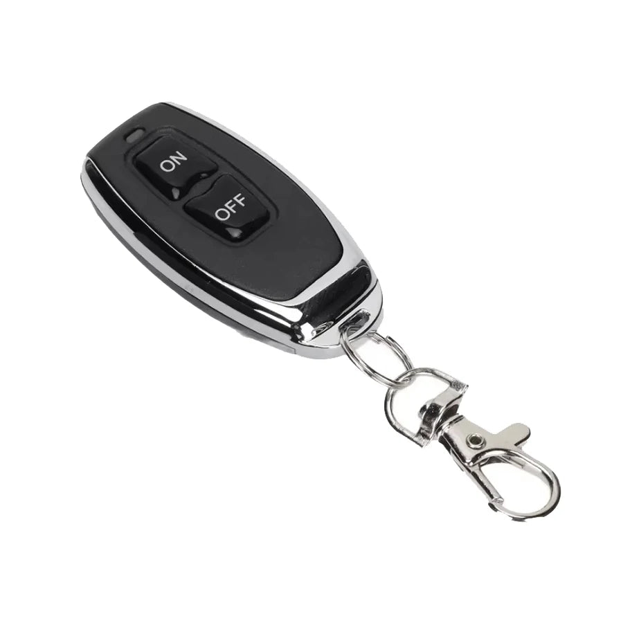 Wireless RF 433Mhz Remote Control Switch AC75-220V 30A Transmitter DC 12V On off Button Remote for Water Pump Motor LED Light