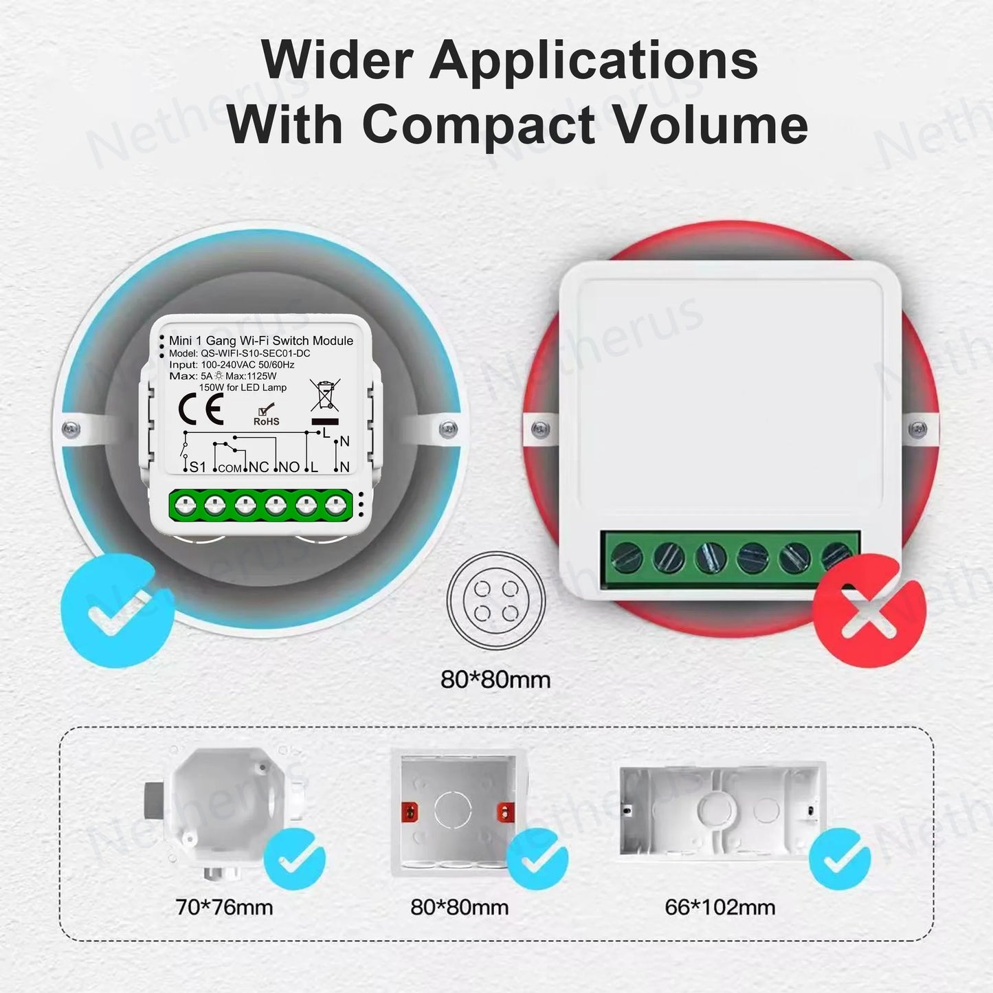 Tuya ZigBee WiFi Smart Switch Module Dry Contact DC 12/24V AC 100-240V Smart Home DIY Breaker Relay Work with Alexa Google Alice