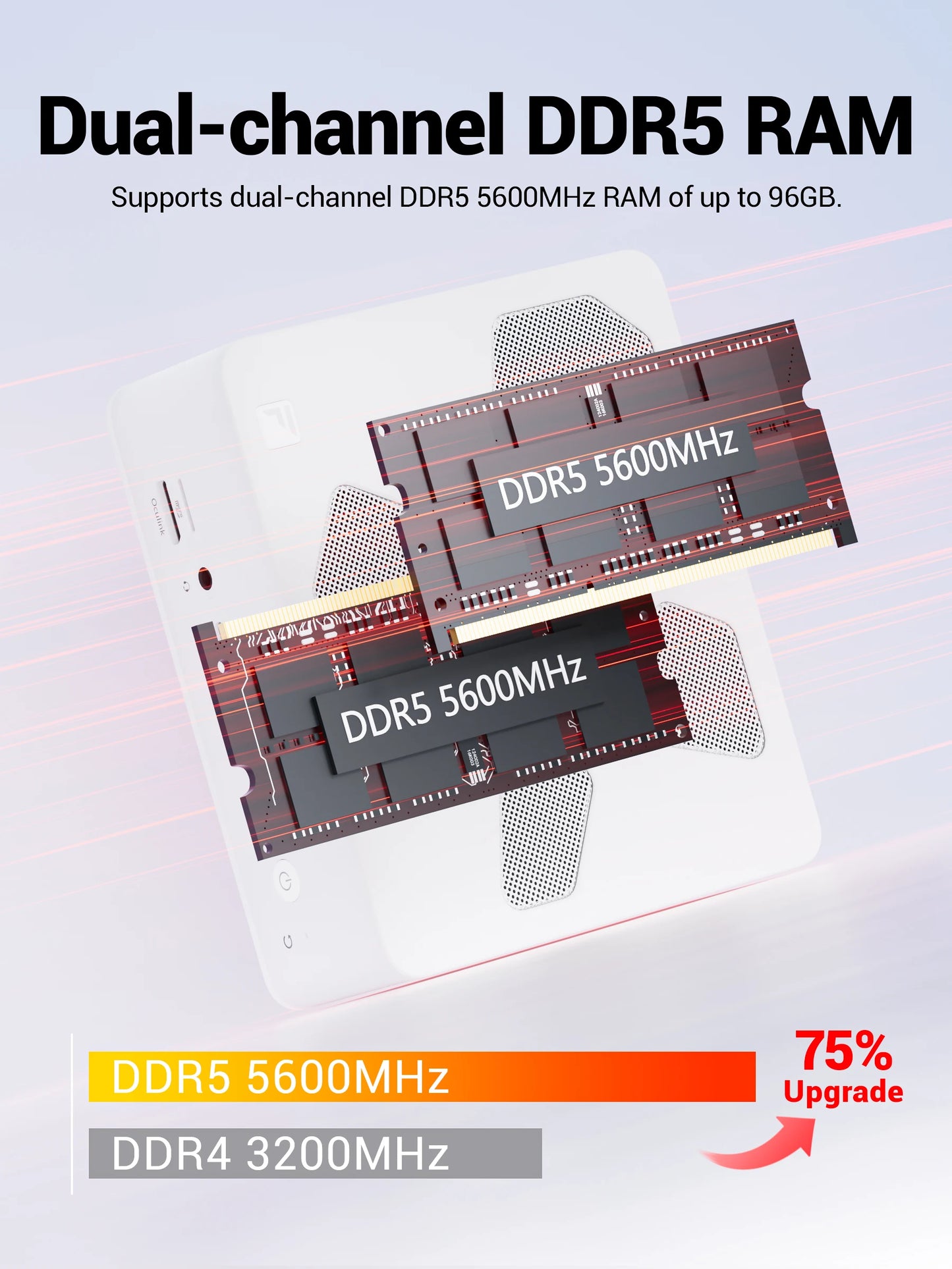 FIREBAT A8  AMD R7-8845HS Radeon 780M Mini Pc Gamer 16GB 1TB DDR5 RJ45 Desktop Gaming Computer BT5.2 WIFI6 Minipc