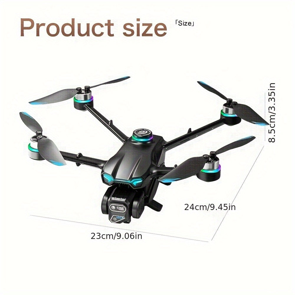 4K Camera GPS Drone with Dual WIFI, Wireless RC Long Range Quadcopter, Optical Streaming Transmission, Folding Design, Brushless Motor, Gesture Photo Taking