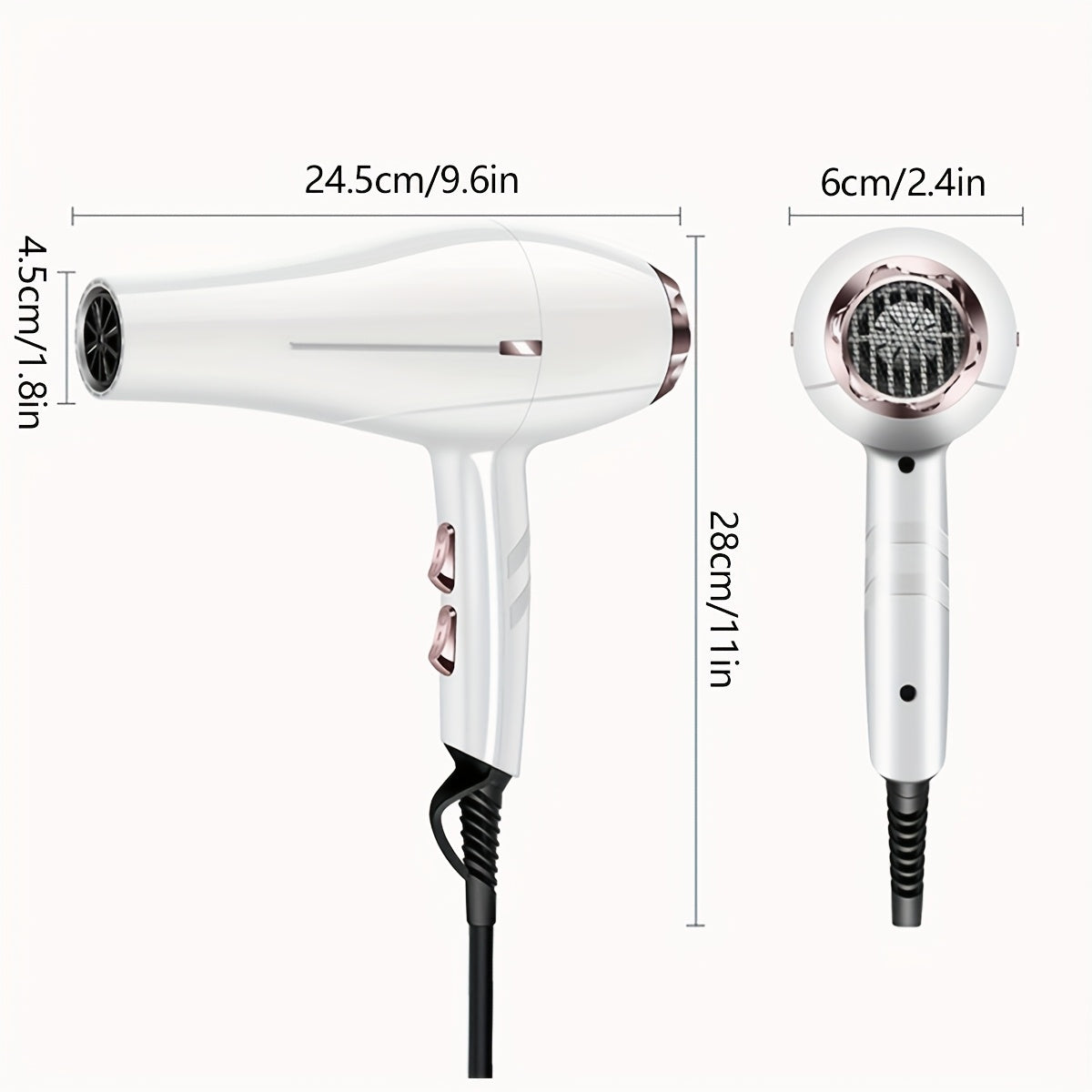 New Year Gift | Best Seller MORFONE All-in-one High-end Home Professional Hair Dryer. A Hair Dryer Set With Various Accessories Such As A Comb, Hair Clip, And Nozzle. Suitable For Family Or Travel Use