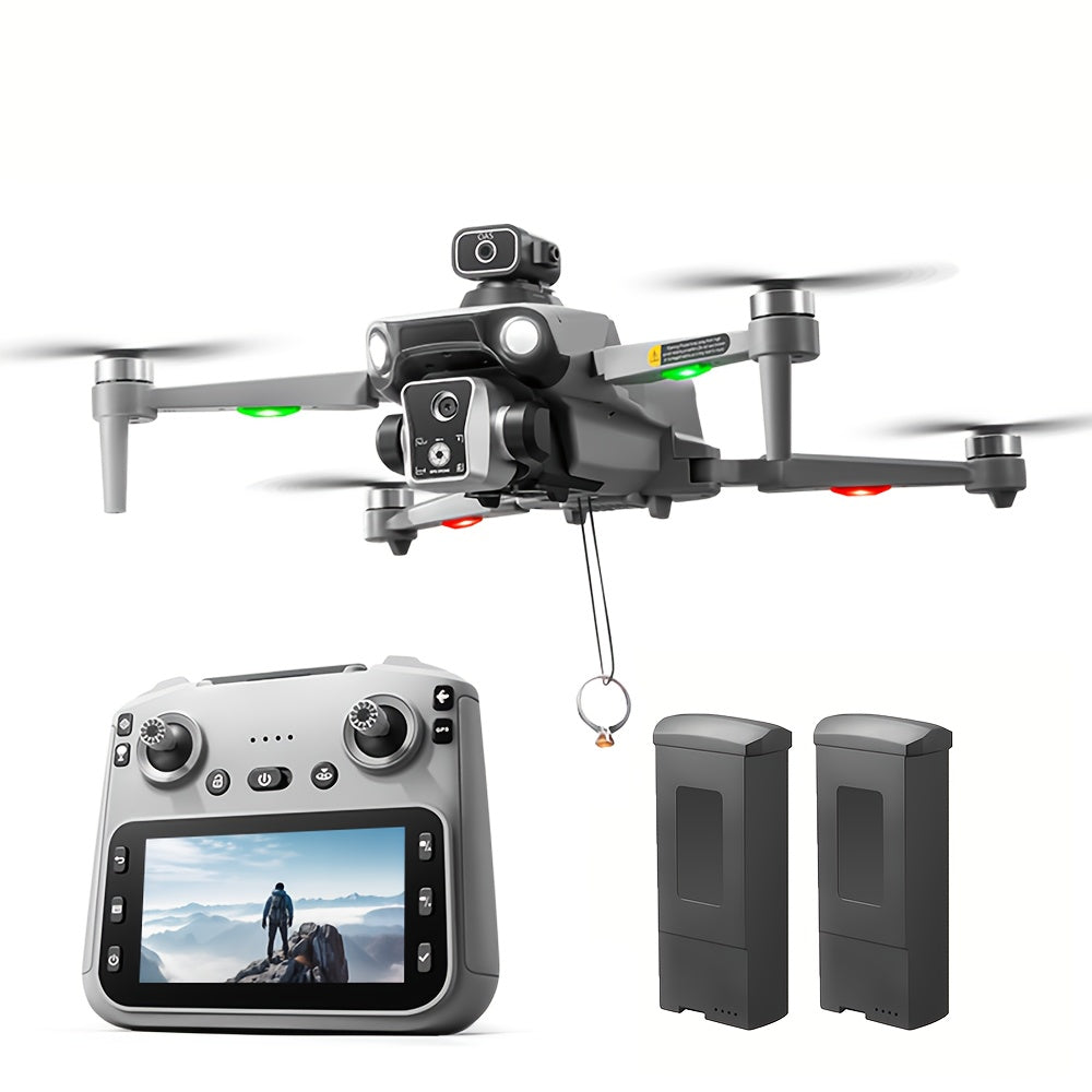 4K Camera GPS Drone, 1200-Meter Flight Range 200-Meter Flight Altitude Optical Hover Positioning, Automatic Return-to-Home at Low Battery One-Touch GPS Return-to-Home Function, Supports Cargo Airdrop Capability, Equipped with