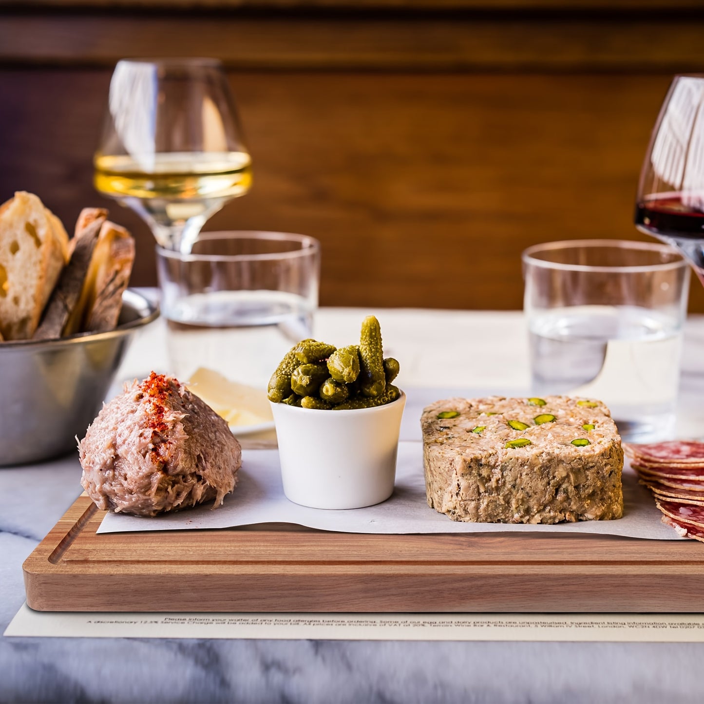 1pc Extra Large Wooden Cutting Board with Juice Groove, Thick Acacia Wood Chopping Board, 20 X 15 Inches, Heavy Duty Utensil, Perfect for Christmas Gift