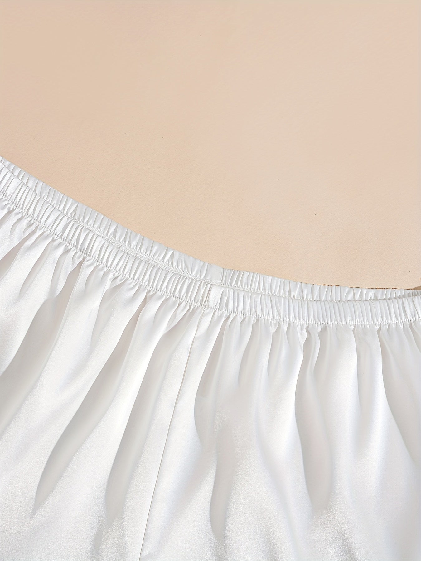 [Soft Polyester Loungewear Set] Soft Polyester Women's Loungewear Set - Solid Color with Belt Detail, Includes Robe & Cami Top - Perfect for All Seasons