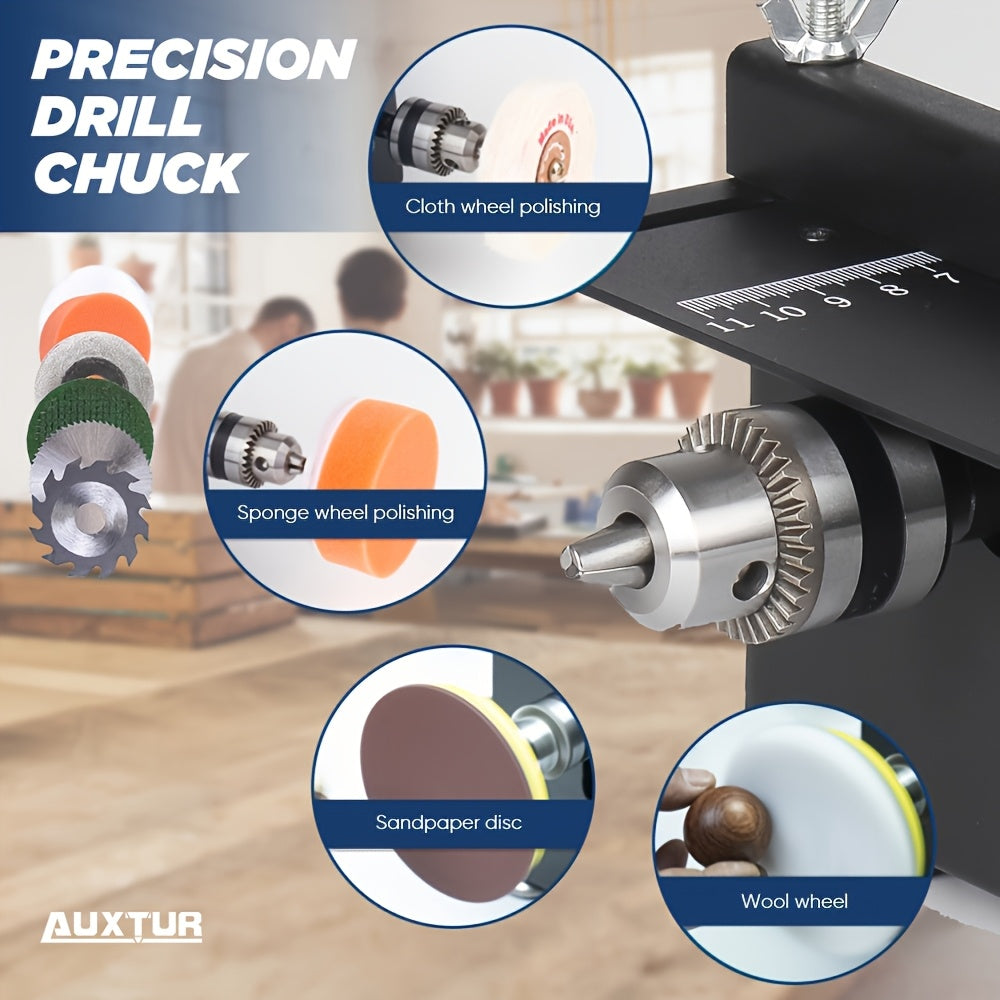 [AUXTUR Mini Table Saw] AUXTUR Mini Table Saw | Multifunctional All-In-One Machine | 7-Level Speed Adjustable, 110pcs for Cutting, Sanding, Carving, Drilling Metal Wood Plastic Acrylic | Best Gift for Father's Day & Christmas