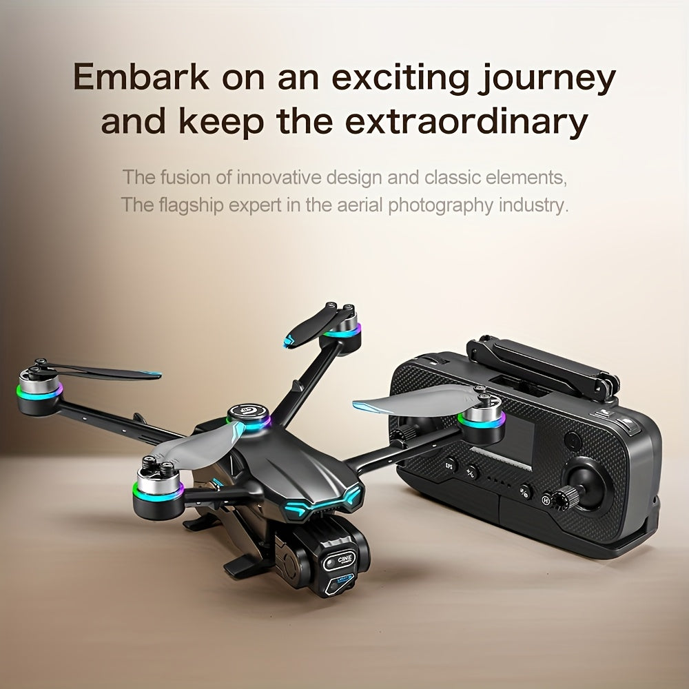 4K Camera GPS Drone with Dual WIFI, Wireless RC Long Range Quadcopter, Optical Streaming Transmission, Folding Design, Brushless Motor, Gesture Photo Taking