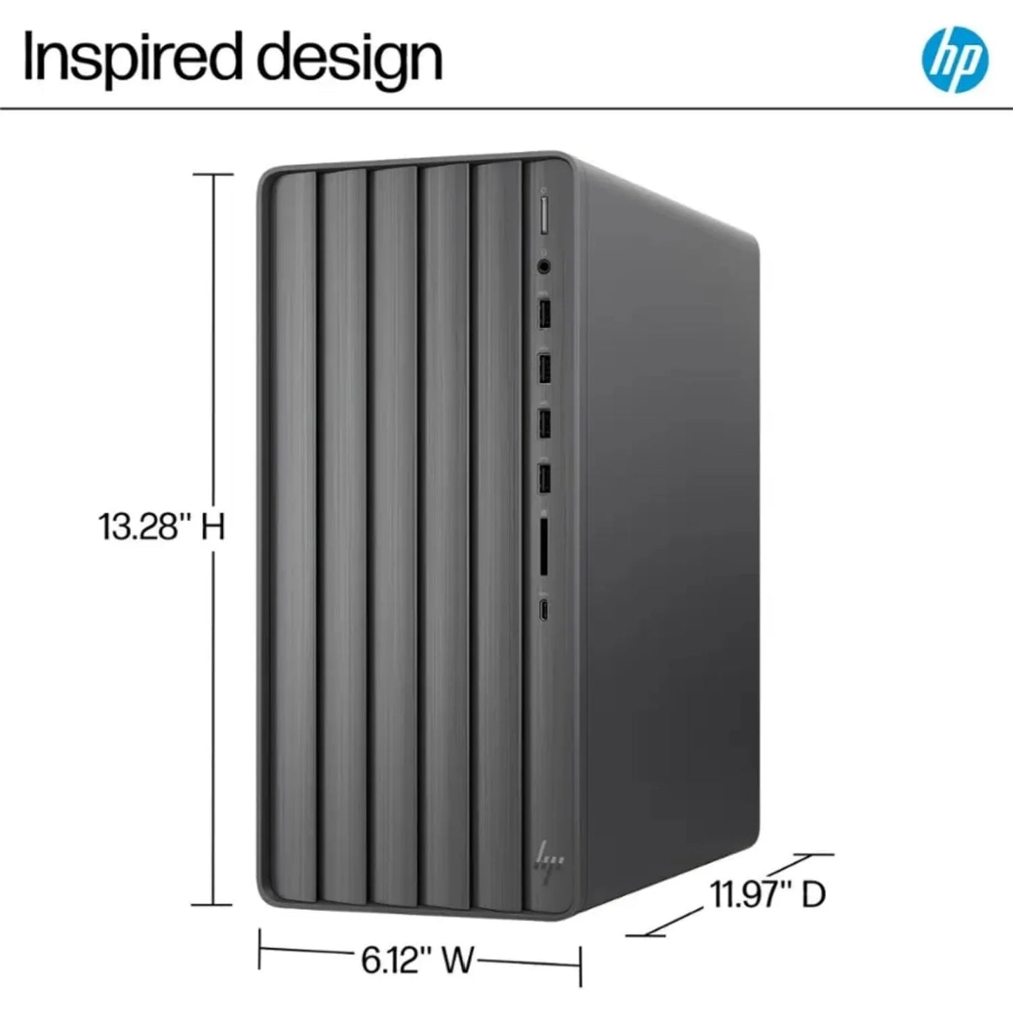 HP Envy Desktop PC,Intel i7-14700(Up to 5.4GHz),64GB RAM,4TB SSD,Intel UHD Graphics,Windows 11 Home,Black