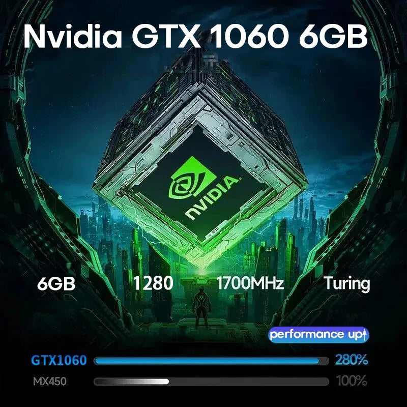 Xiaman 16" Gaming Laptop intel Core i7-6700HQ GTX 1060 IPS 1920*1200 Notebook PC 16GB DDR4 1TB SSD Windows 11 Laptop Computer