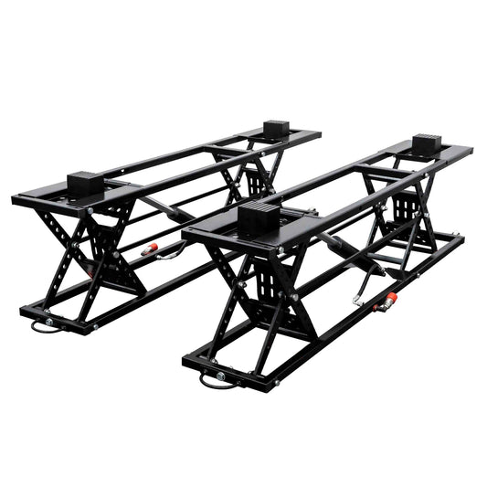 Portable Car Lift, 7,000LB Capacity Quick Jack, 28" Lift, 120V Power, Heavy Duty Black + Steel