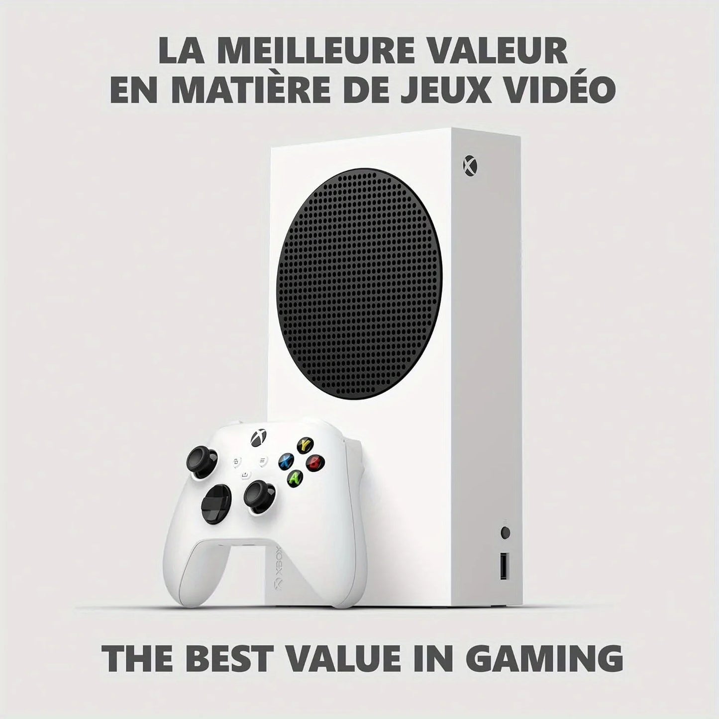 Gaming Console - Microsoft - Xbox Series S 512 GB All-Digital Console (Disc-free Gaming) - White