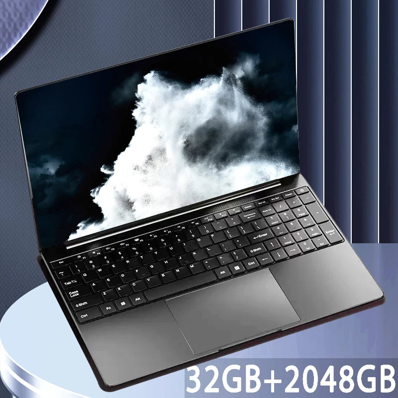 15.6"Laptop Intel Celeron N5095 notebook gamer 32GB RAM 2TB SSD Office Study PC Computer Windows 11 1920*1080 Resolution laptop