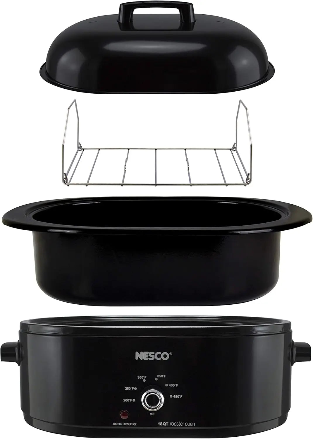 Black 18 Quart Multi-Purpose Slow Cooker MWR18-13 for Home Kitchen Cooking Appliances