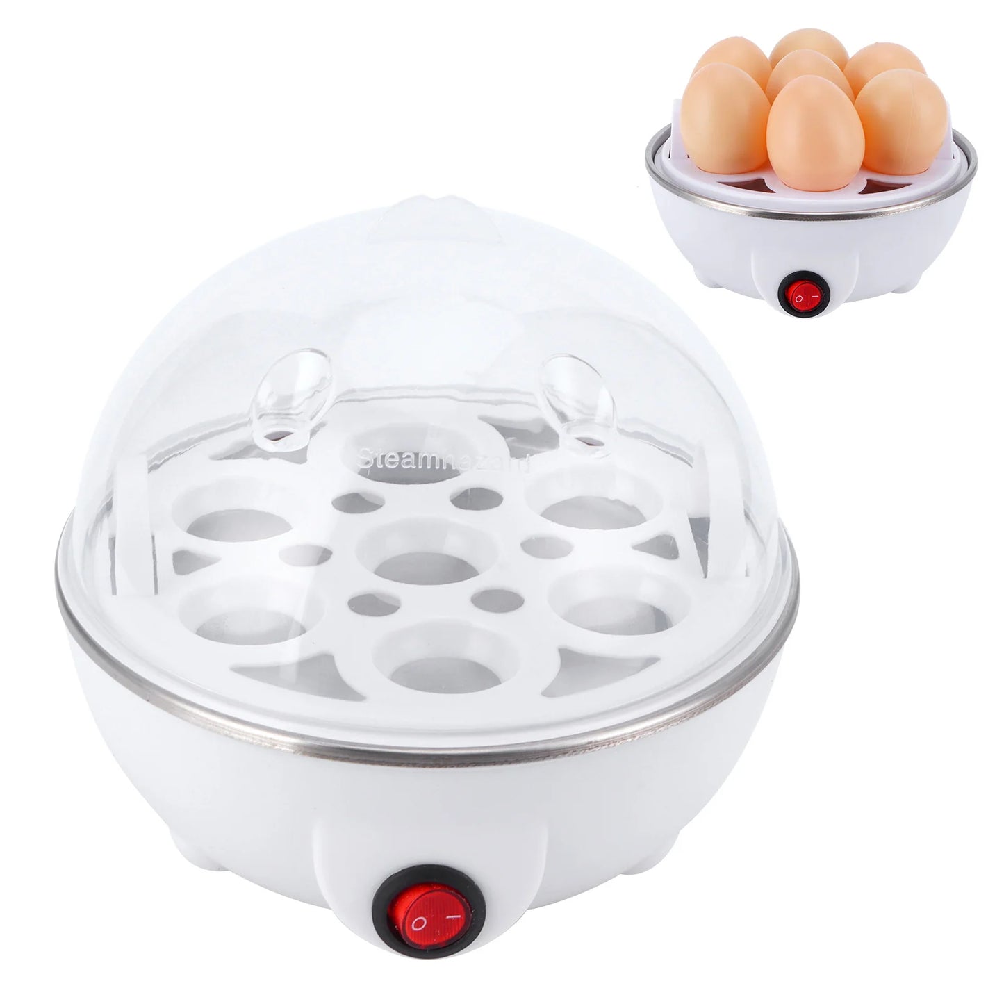 Egg Boiler Egg Cooker Electric Eggs Boiler Multifunctional  Eggs Cooker  Poacher for Kitchen Use Household Applicance