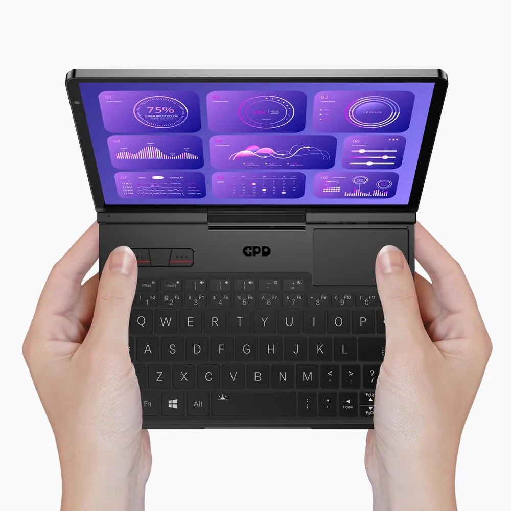 【Hot Sale】GPD Pocket4 2025 Latest AMD AI 9 HX 370/8840U 64GB 2TB NVMe 8.8" 2560×1600 144Hz 2-in-1 Laptop Tablet Palm Size MiniPC
