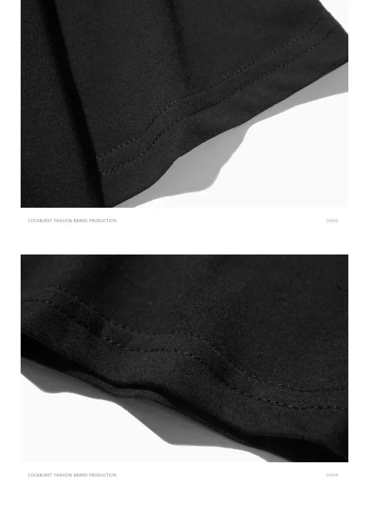 Summer Latest Fashion Luxury Brand Top T-shirt Street Outdoor Wind Large Size Round Neck Short-sleeved Men's and Women's T-shirt