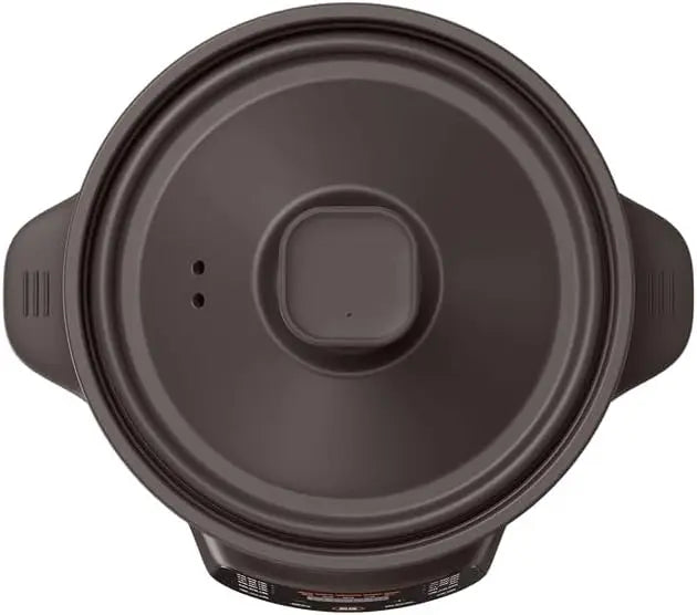 5L Electric Slow Cooker Purple Clay Pot Kitchen Soup Cooking Home Use Appliance