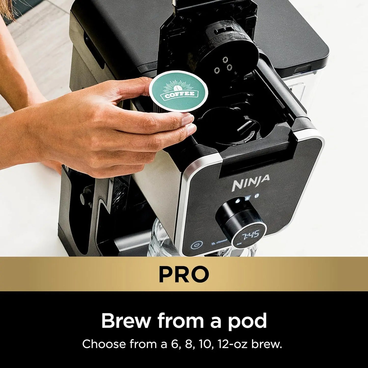 Drip Coffee Maker With K Cup Combo, DualBrew Pro Specialty Coffee System, Coffee Machine Compatible with K-Cup Pods, 12 Cup Sing