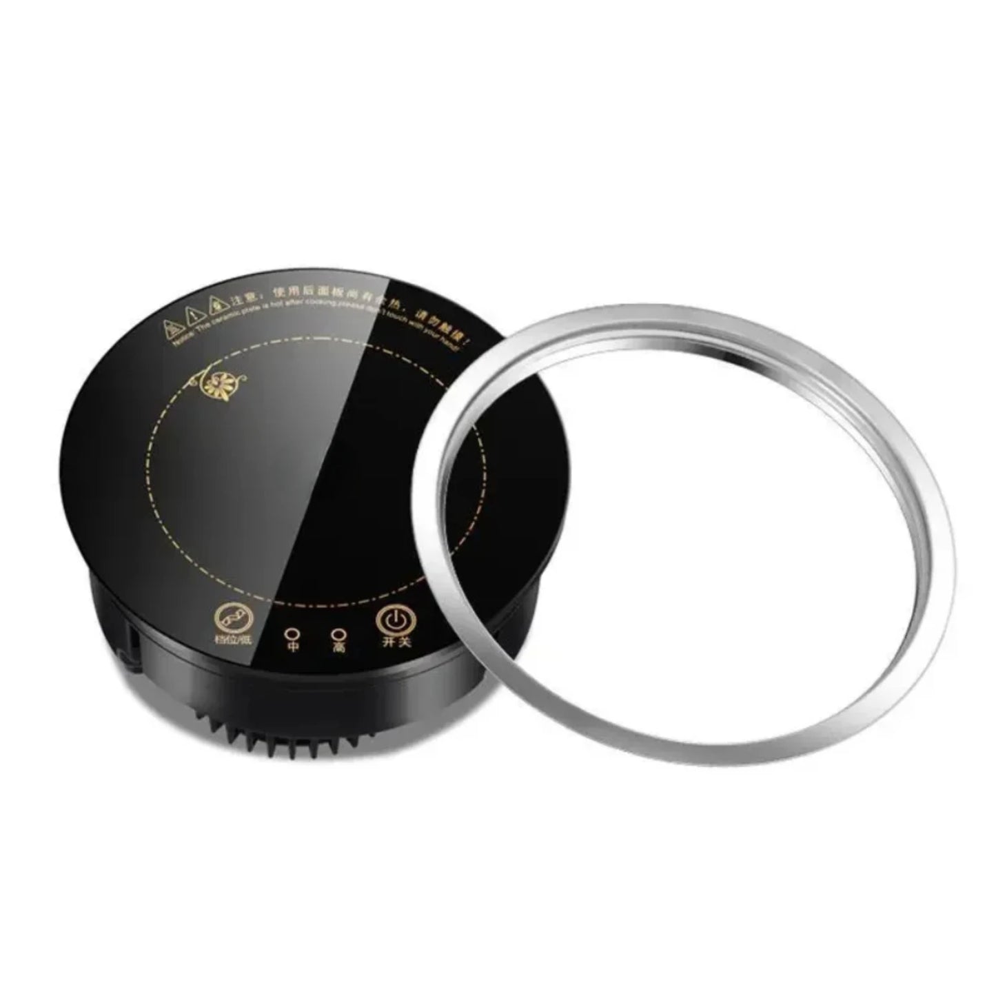 Round   Induction Cooker Wire Control Embedded Hob Burner Commercial Hot Pot Heating Stove Plate Heater Furnace