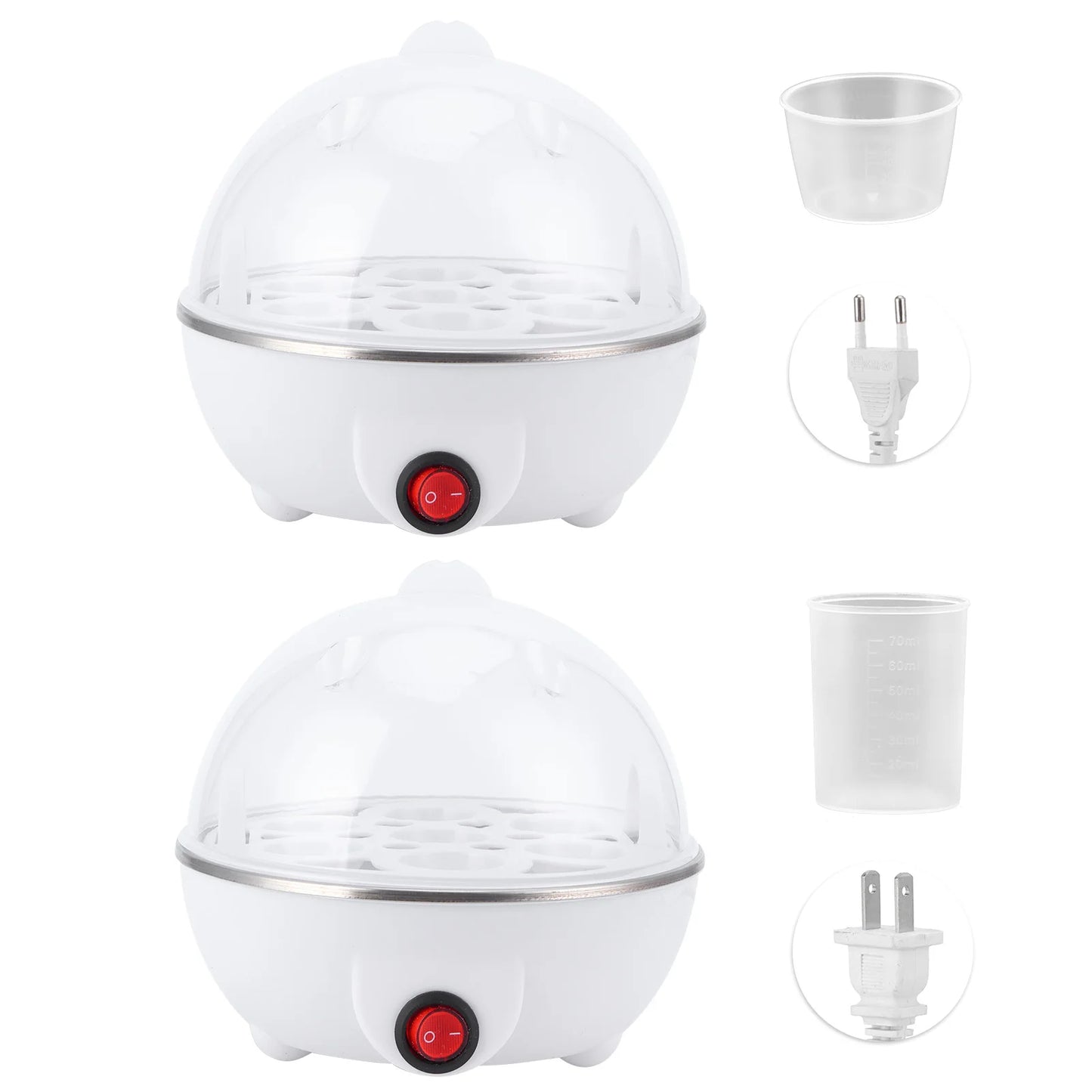 Egg Boiler Egg Cooker Electric Eggs Boiler Multifunctional  Eggs Cooker  Poacher for Kitchen Use Household Applicance