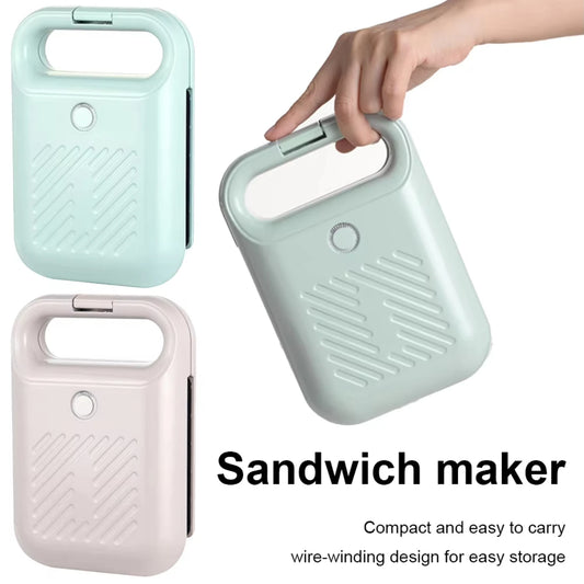 Sandwich Maker  Toaster with Non-Stick Coating Egg Omelette Pan Portable Light Food Making Machine   Kitchen