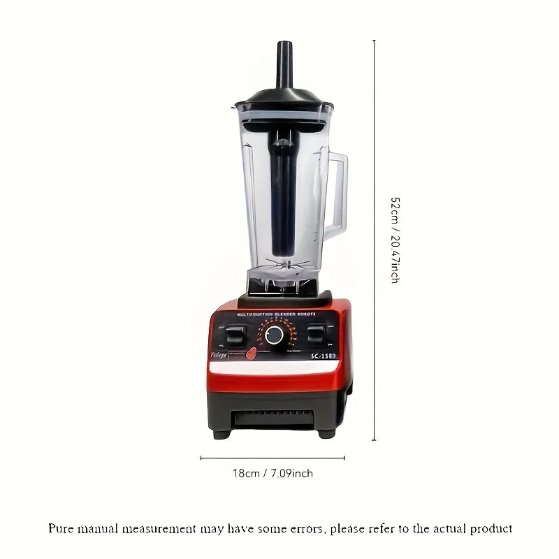 C010-Red for RV kitchen 1pc Multifunctional Blender with Wall Breaker, 110V-130V  Plug, PP ,  Complementary Food Cooking Grindin