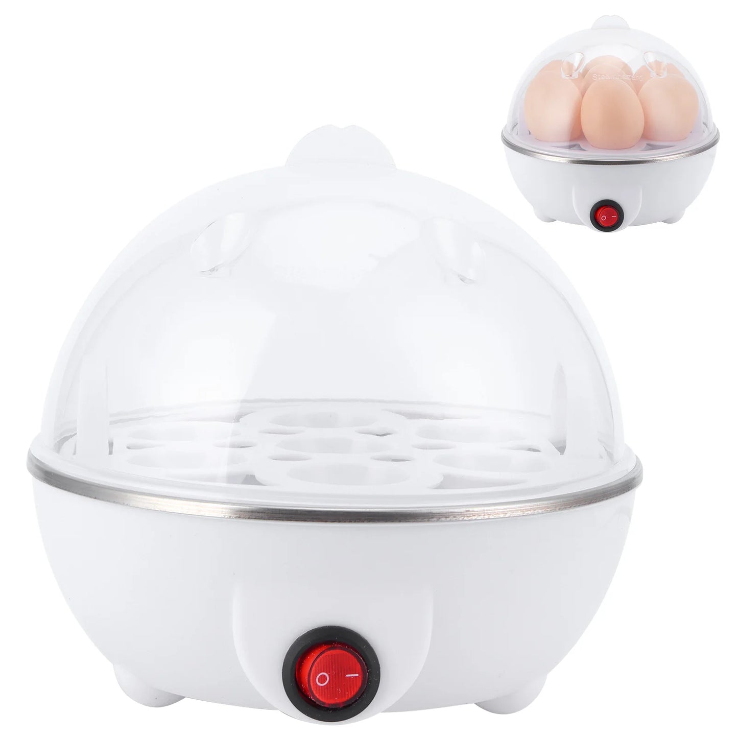 Egg Boiler Egg Cooker Electric Eggs Boiler Multifunctional  Eggs Cooker  Poacher for Kitchen Use Household Applicance