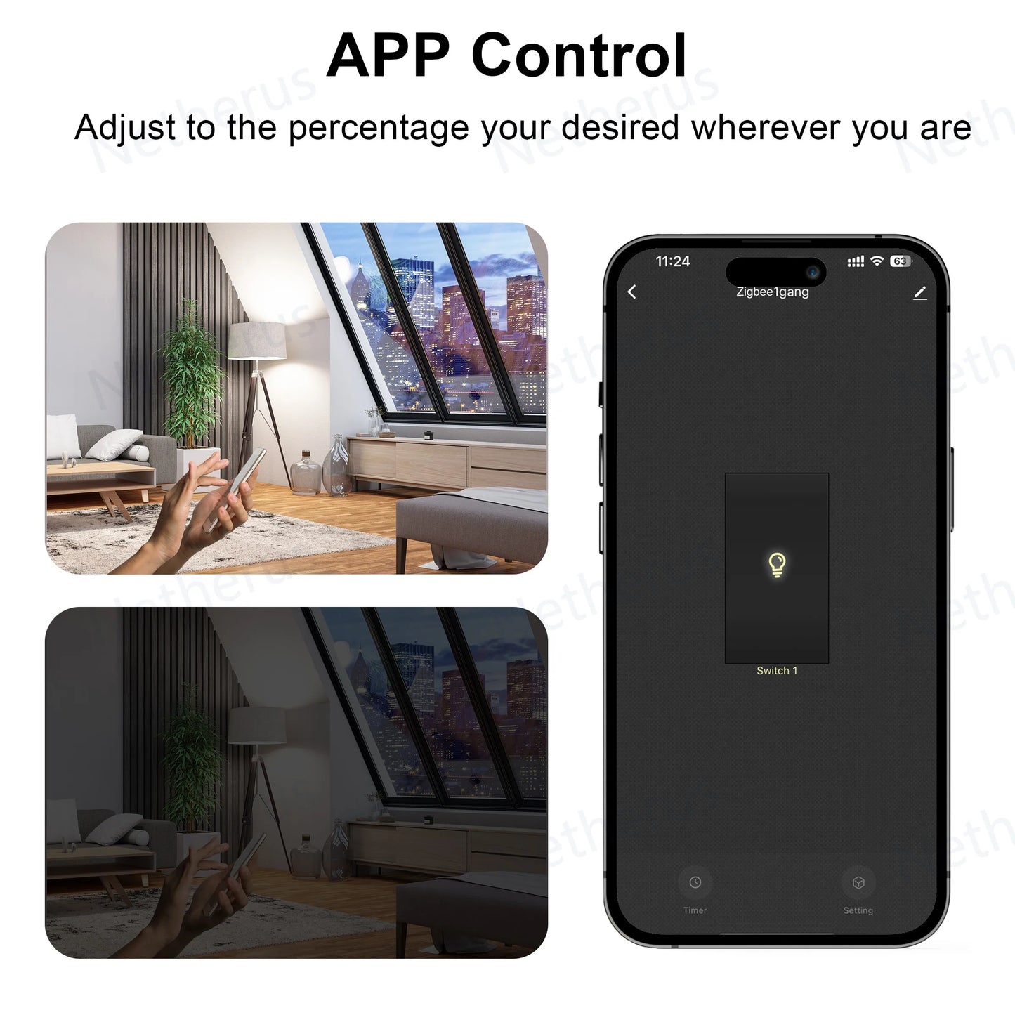 Tuya ZigBee WiFi Smart Switch Module Dry Contact DC 12/24V AC 100-240V Smart Home DIY Breaker Relay Work with Alexa Google Alice
