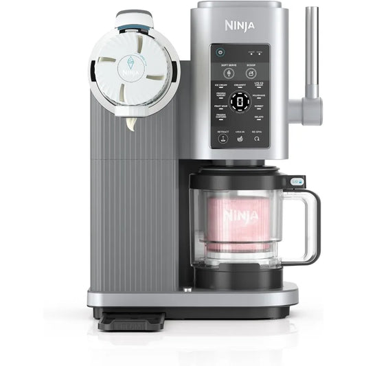 Ninja Swirl by CREAMi Ice Cream and Soft Serve Maker, Sorbet, Milkshake, Frozen Yogurt, Low Calories Program & More, 13-in-1