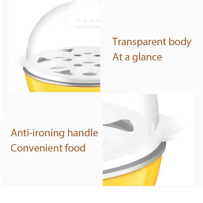 Electric Egg Boiler 14pcs Eggs Double Layer Automatic Mini Poacher Kitchen Cooking Tool Egg Breakfast Maker