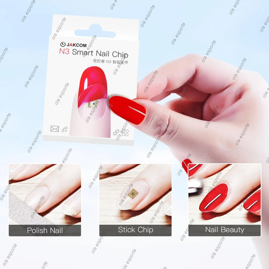 Smart Nail Chip N3 Smart Nail Chip Soft Skin-Friendly Flexible Smart Nail Sticker Built In Chip Smart Devices Smart Accessories