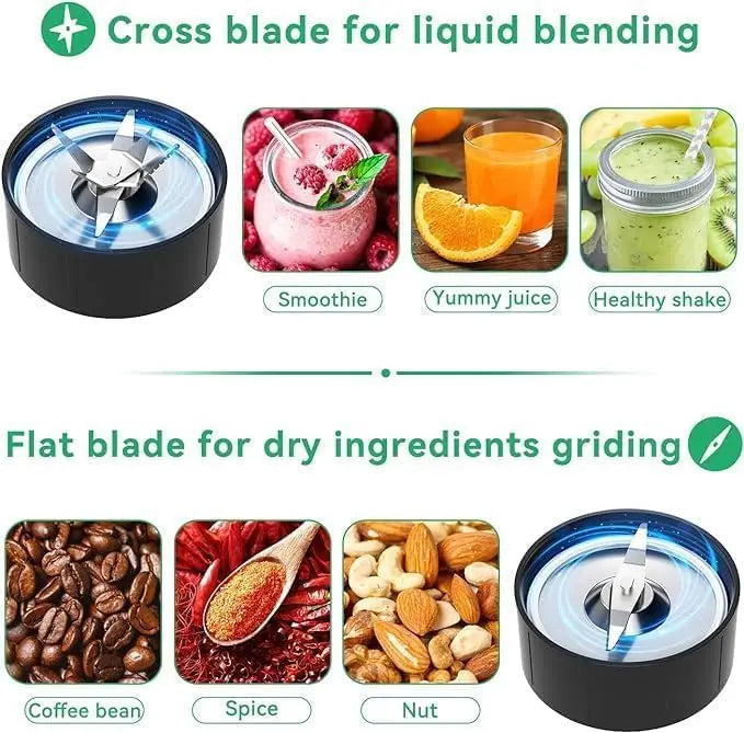 1200W Smoothie Blender, Personal Blender for Shakes and Smoothies, 13 Pieces with 22 OZ To-Go Cup Portable Blenderfor Kitchen Sm