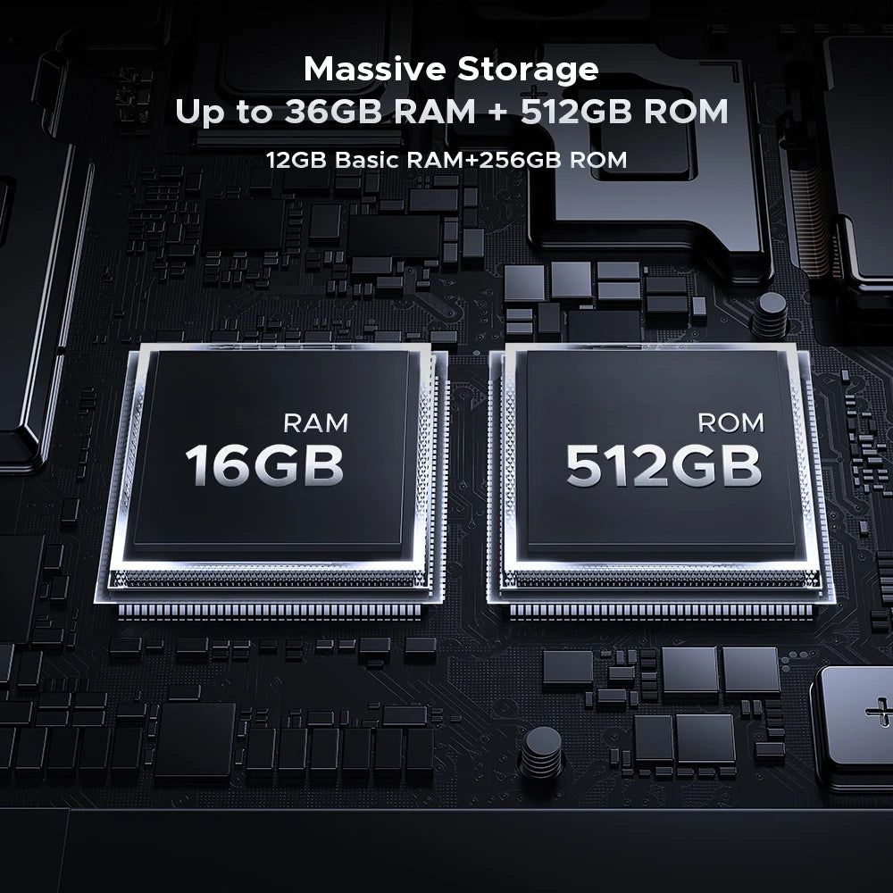 Global Version DOOGEE Blade GT Ultra 5G Rugged Phone 16GB RAM 512GB ROM Mediatek Dimensity 7300 6.72” FHD+ 120Hz IPS LED light