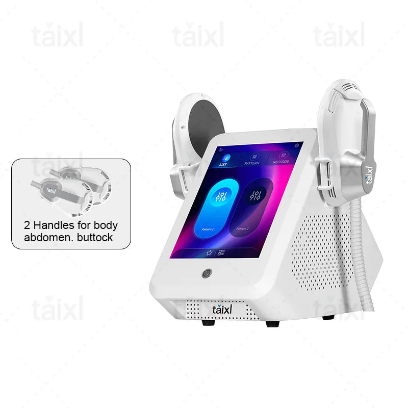 Professional TAIXL EMS Body Sculpting Machine NEO 15Tesla 6500W 200HZ Nova Abdominal Muscle Building Slimming Hi-emt Machine Pro