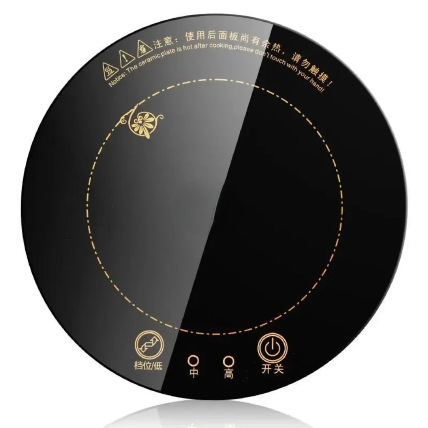 Round   Induction Cooker Wire Control Embedded Hob Burner Commercial Hot Pot Heating Stove Plate Heater Furnace