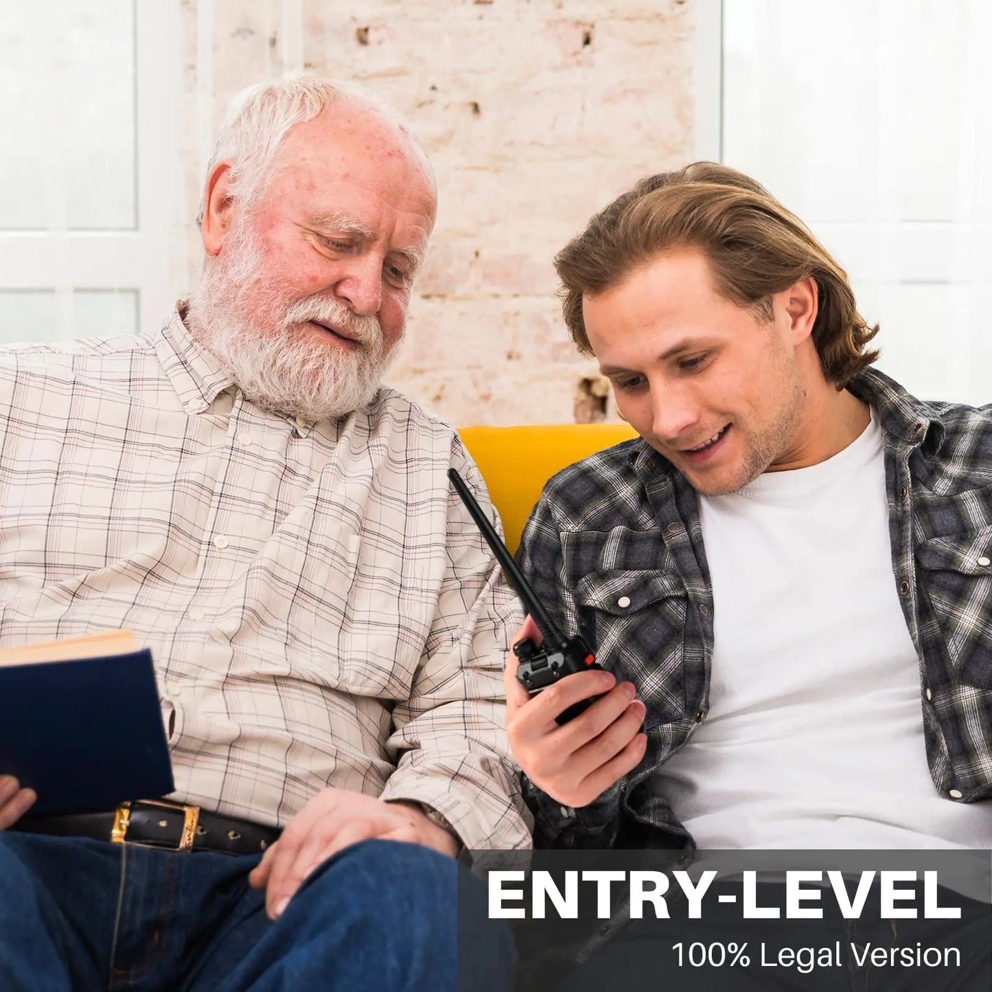 Baofeng GT-5R Handheld Ham radio, Walkie Talkies for Adults, FCC Compliant, Black