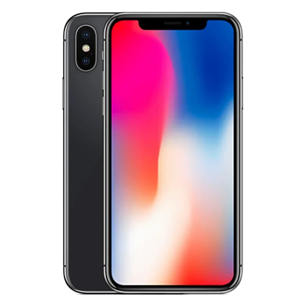 Original iPhone X 4G LTE CellPhone Unlocked 64GB/256GB ROM 5.8" A11 Bionic Chip Hexa Core FACE ID iphone x Mobile Cell Phone