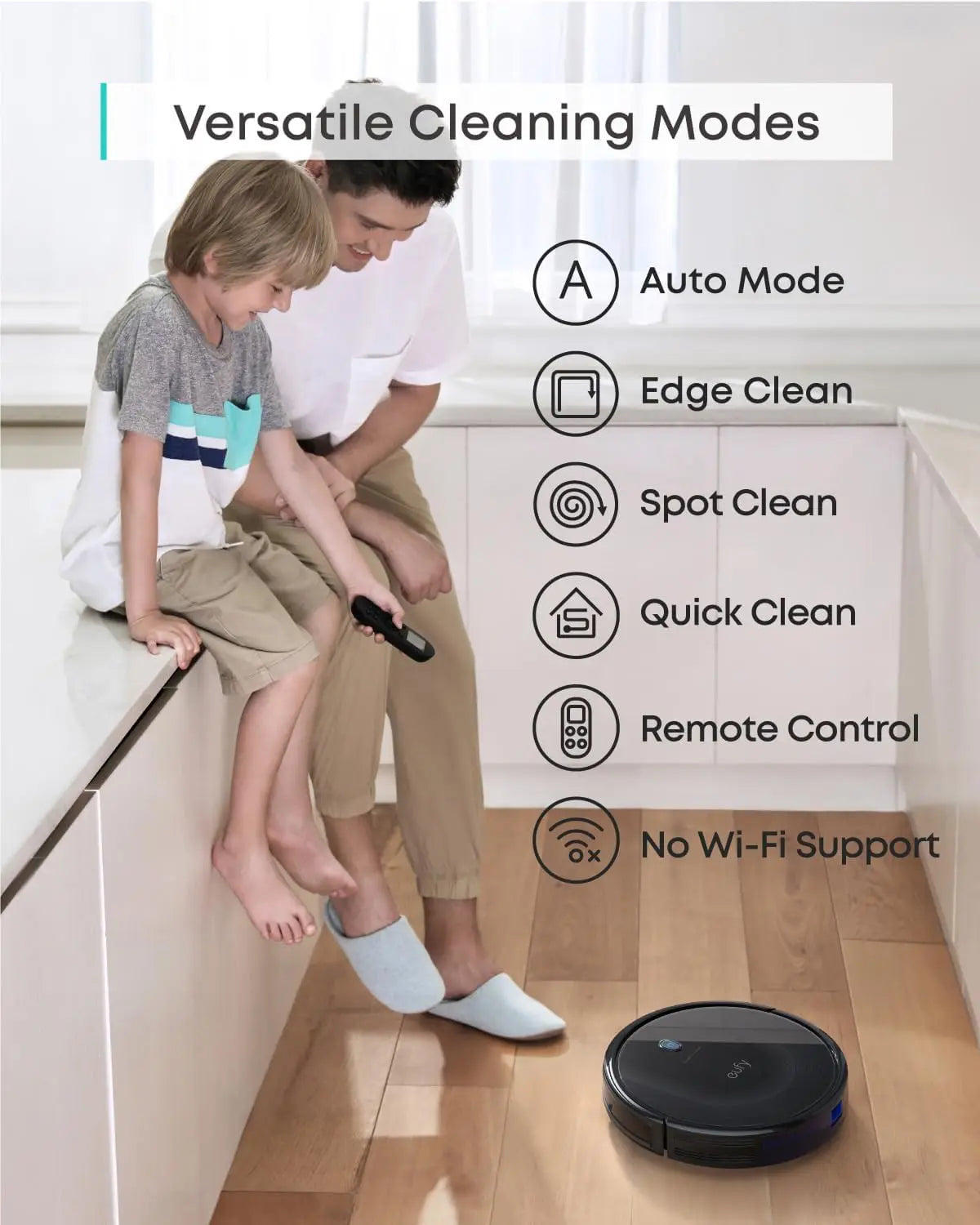 Refurbished eufy Robot Vacuum 11S MAX, Super Thin, Powerful Suction, Quiet, Self-Charging Robotic Vacuum Cleaner