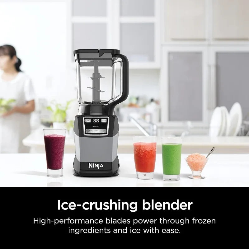 Ninja Blender, Compact Kitchen System, 1200W, 3 Functions for Smoothies,Dough&Frozen Drinks with Auto-IQ, 72-oz.* Blende Pitcher