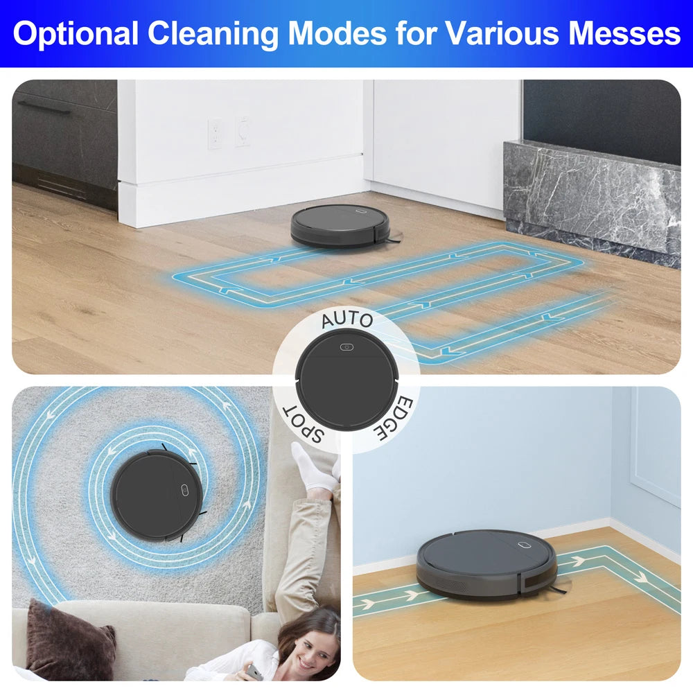 Vastorm E3 plus 3-in-1 Robot Vacuum Cleaner with Automatic Mop Self-Charging Strong Suction for Home Carpet Pet Hair Cleaning