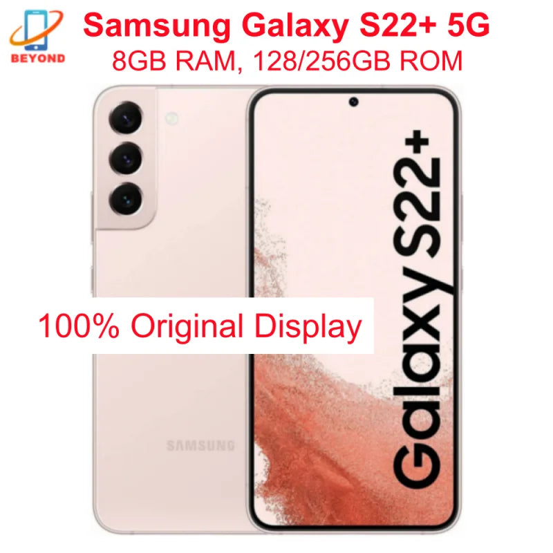 Samsung Galaxy S22 Plus 5G S22+ S906U1 S906B S906E S906N S9060 Original 6.6" 128/256GB 8GB NFC Octa Core Android Cell Phone