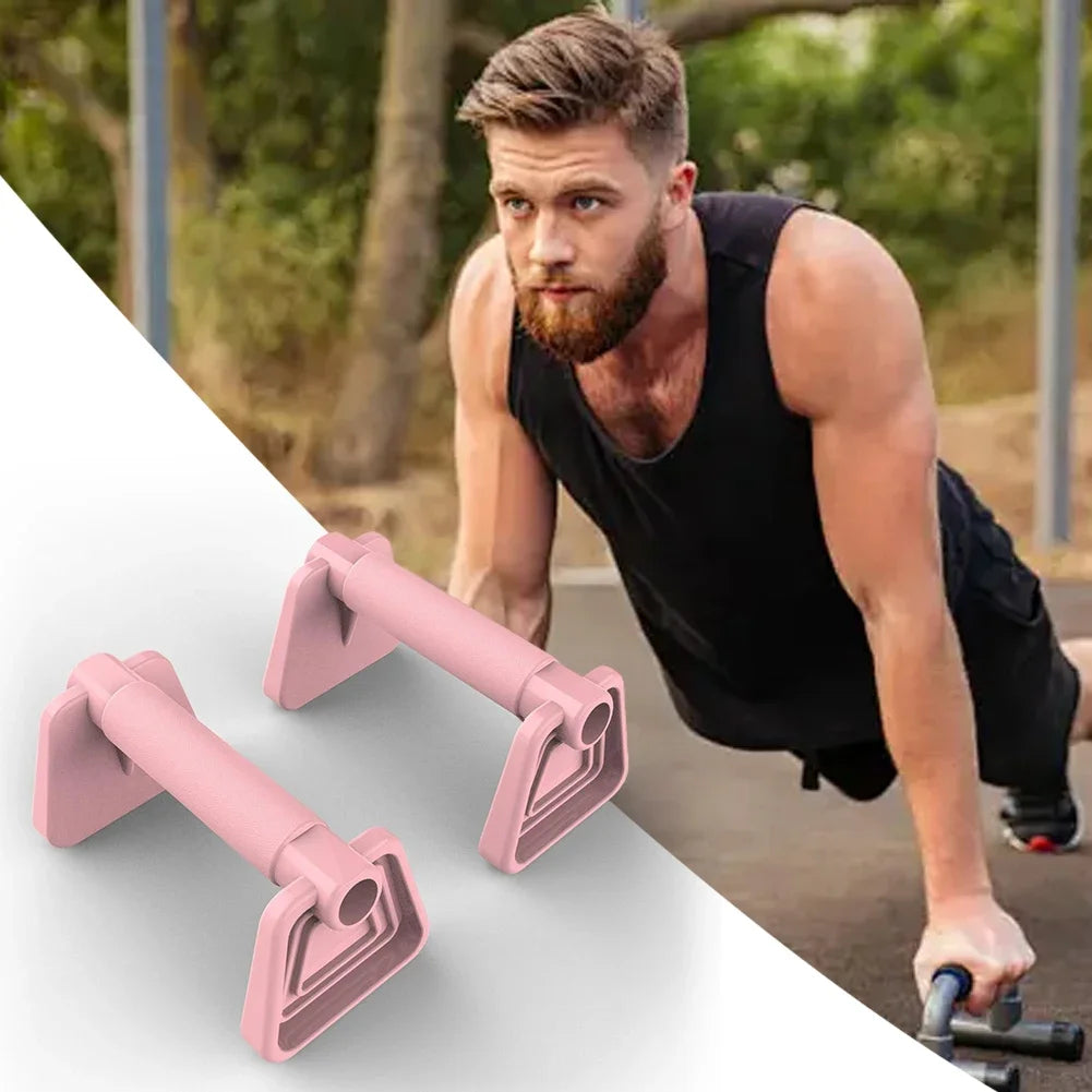 2Pcs Push-up Stand Push-up Bar Non Slip Push Ups Rack Heavy Duty Parallel Rod Push Up Grip Handle for Floor Workouts