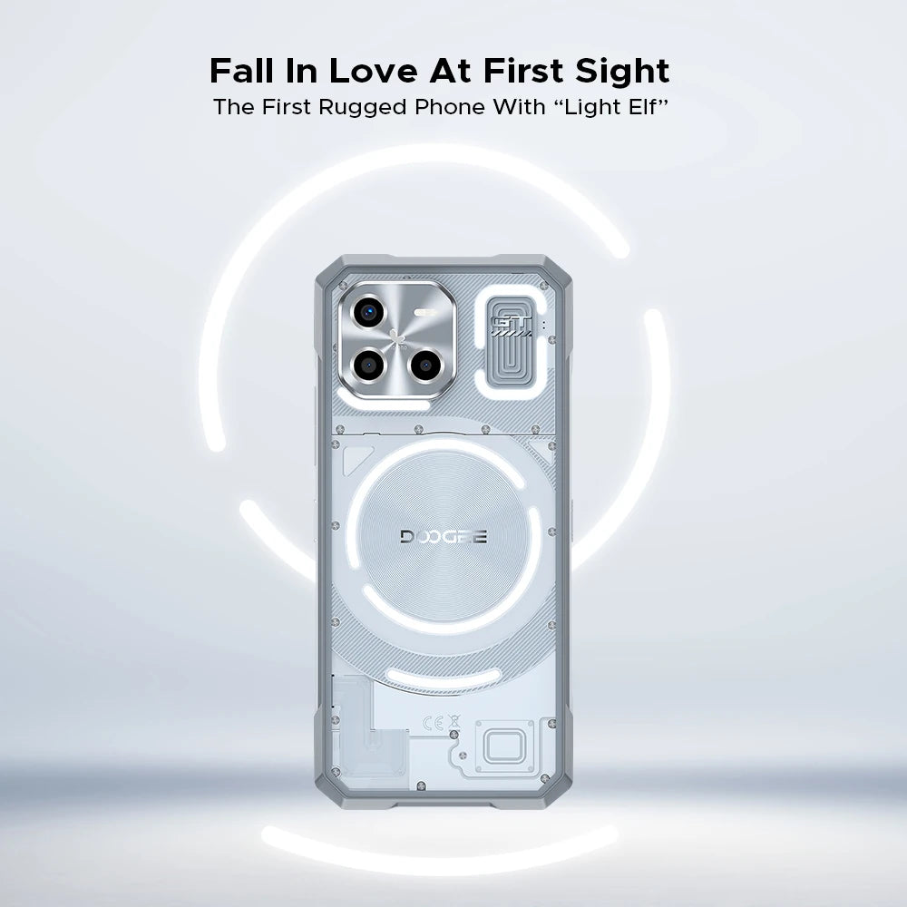 Global Version DOOGEE Blade GT Ultra 5G Rugged Phone 16GB RAM 512GB ROM Mediatek Dimensity 7300 6.72” FHD+ 120Hz IPS LED light