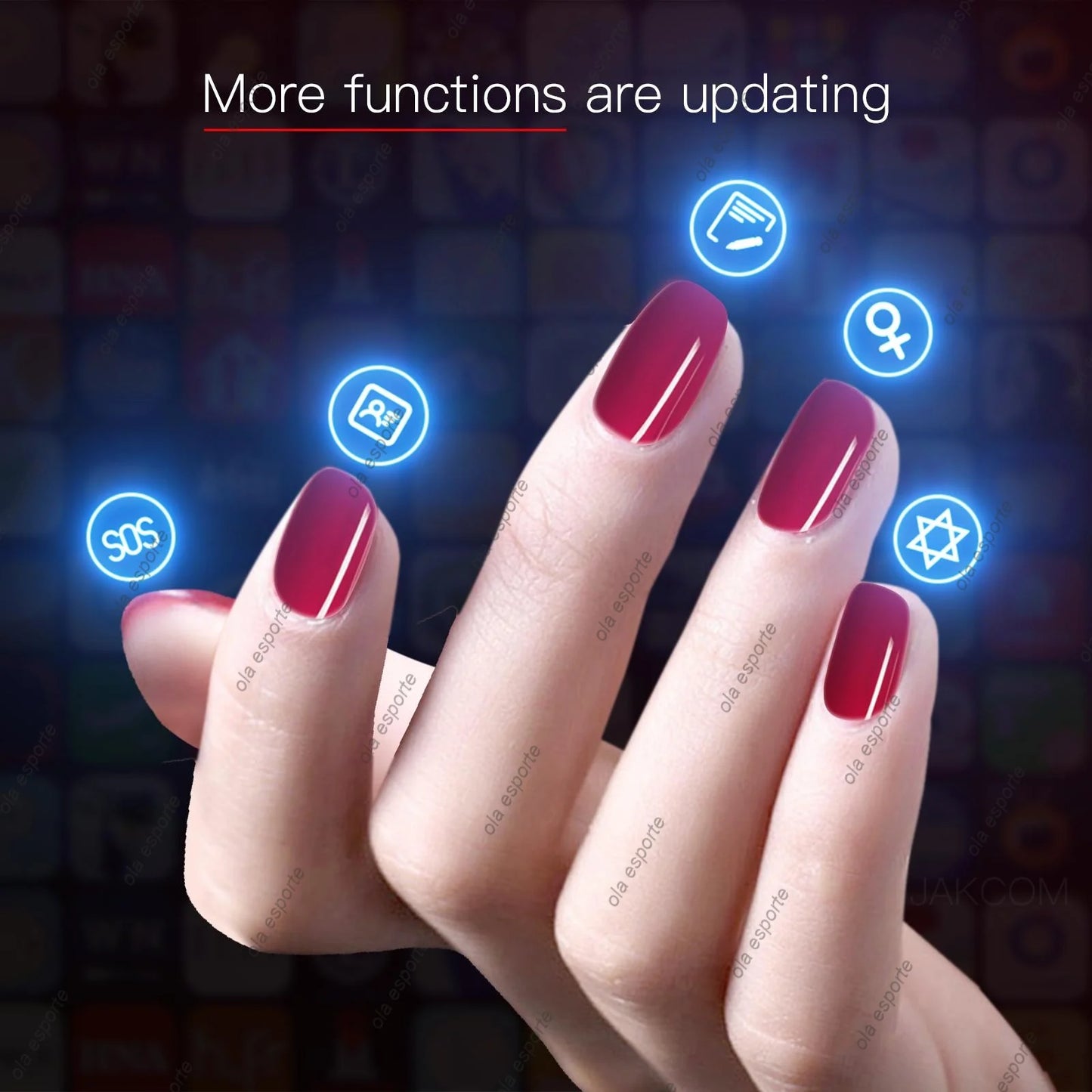 Smart Nail Chip N3 Smart Nail Chip Soft Skin-Friendly Flexible Smart Nail Sticker Built In Chip Smart Devices Smart Accessories