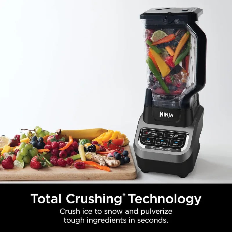Ninja Professional Blender 1000W, Total Crushing Technology- Smoothies, Ice Crushing & Frozen Fruit,Full-Size Countertop Blender