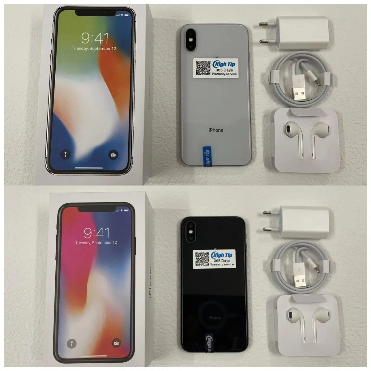 Original Unlocked Apple iPhone X Face ID 64GB/256GB ROM 5.8" 3GB RAM 12MP Hexa Core iOS A11 Dual Back Camera 4G LTE Mobile phone