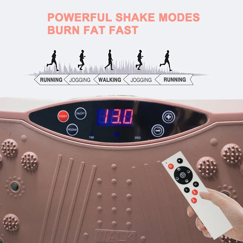 Fat Burning Slimming Machine Fitness Vibration Plate Exercise Vibration Platform Equipment Body Shape Exercise Machine