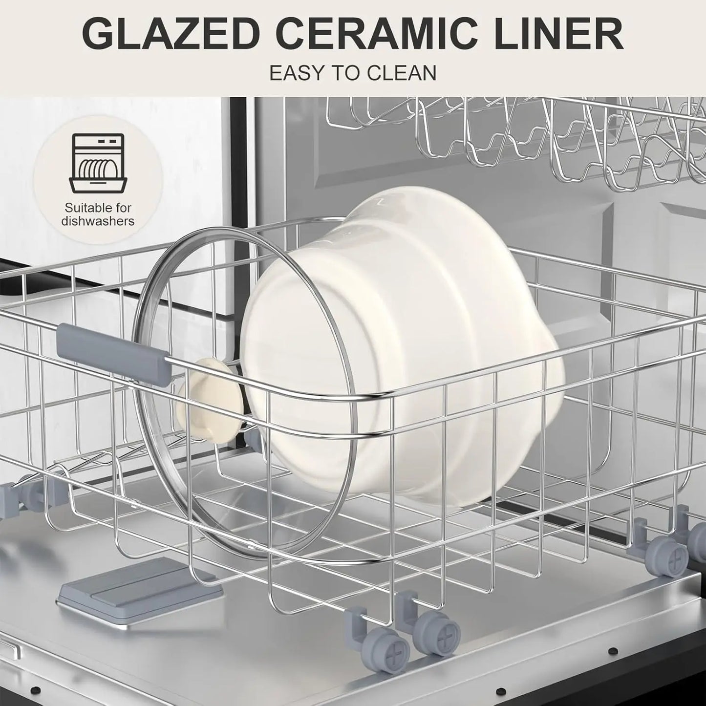 Hamilton Beach 5-Quart Programmable Slow Cooker with Glazed Ceramic Liner for Kitchen Cooking and Home Use